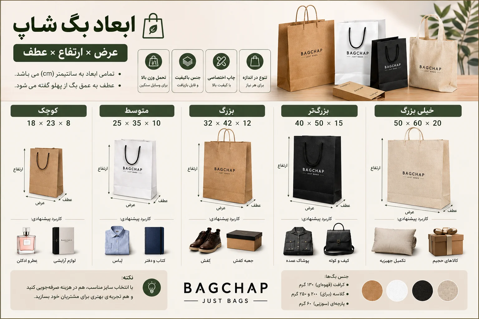 ابعاد بگ شاپ